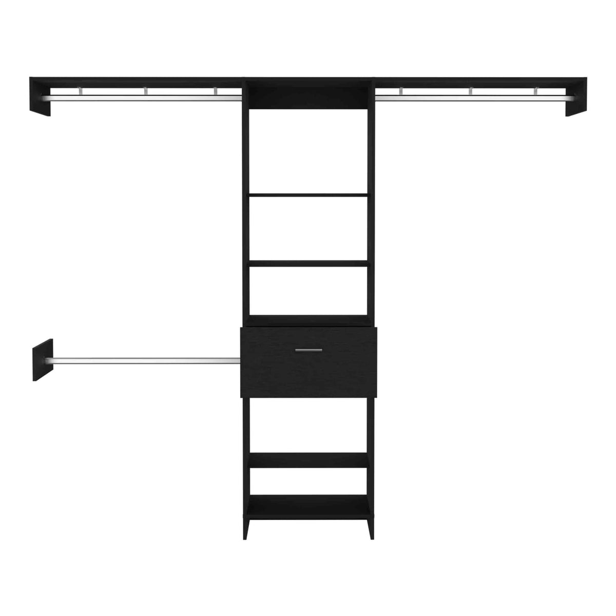 Black Dresser with 5 Shelves - Storage & Style