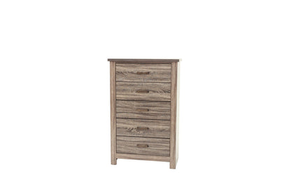 Natural Finish Bedroom Dresser - 34" W x 16" D x 49" H