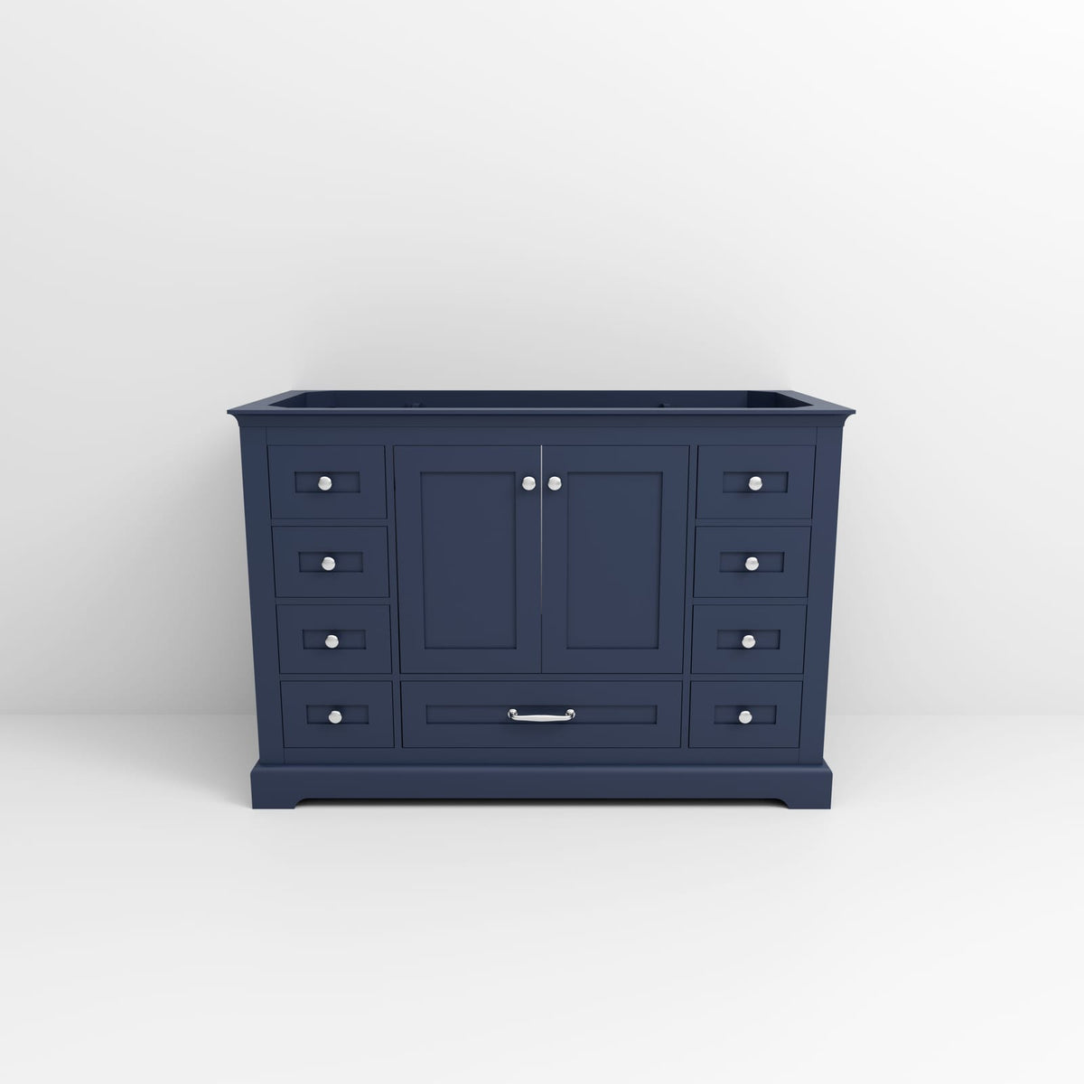 Navy Blue Single Bath Vanity - 48" W x 22" D