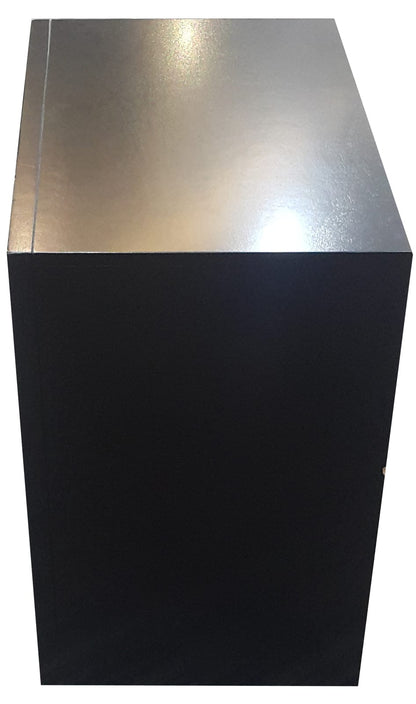 Ireland Black Finish Nightstand - Sleek Storage & Style