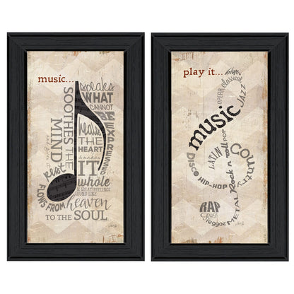 Small Black Music Wall Decor for Bedroom