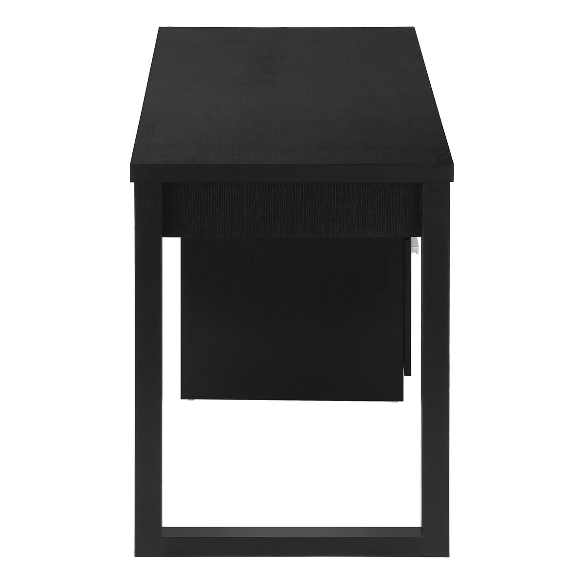 Black Computer Desk with Storage Drawers - 47.25" L for Home Office