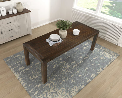 Modern Dark Brown Wood Dining Table Seats 8 for Kitchen & Dining