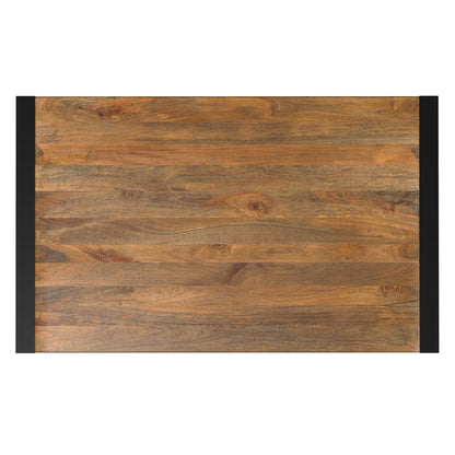 Light Tobacco Wood Dining Table - 4 Person