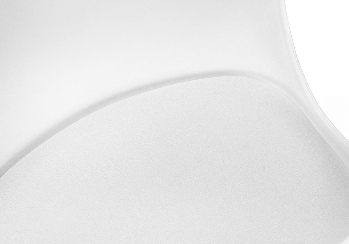 Adjustable Height White Office Chair for Kids