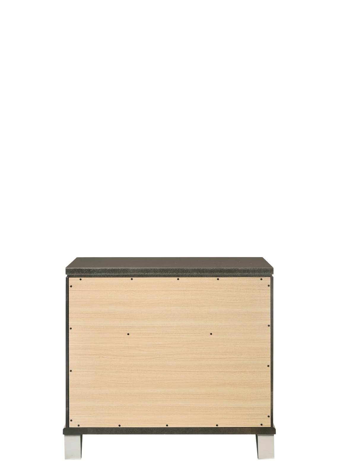 Champagne Synthetic Wood Nightstand - 18" W x 31" D x 29" H