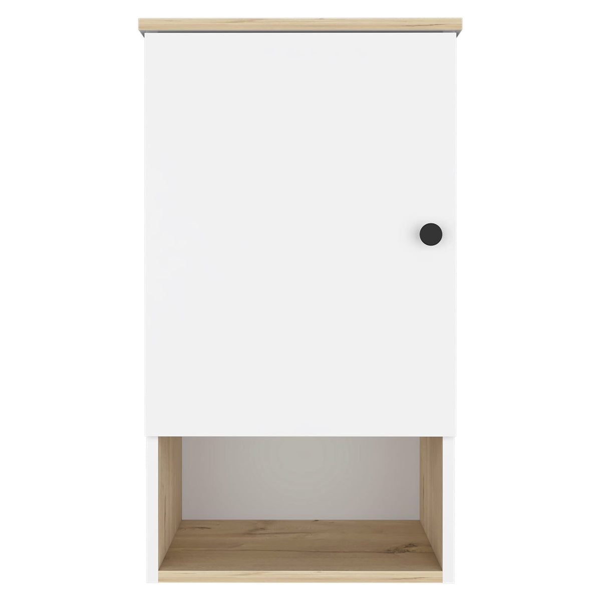 Light Oak Medicine Cabinet - Two Shelf Storage Unit