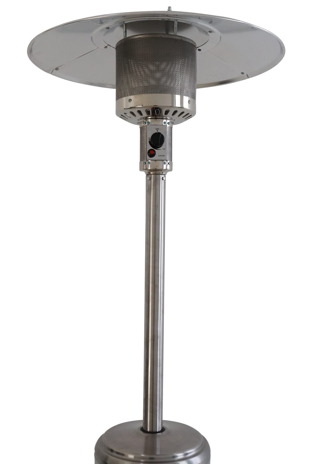 46000 BTU Stainless Steel Patio Heater - Steel Gray