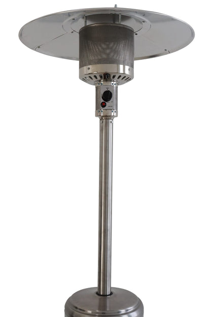 46000 BTU Stainless Steel Patio Heater - Steel Gray