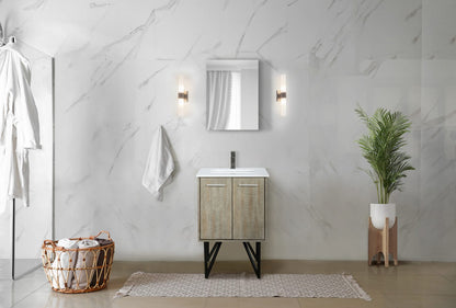 Acacia Wood Bathroom Vanity with Marble Top and Faucet Upgrade