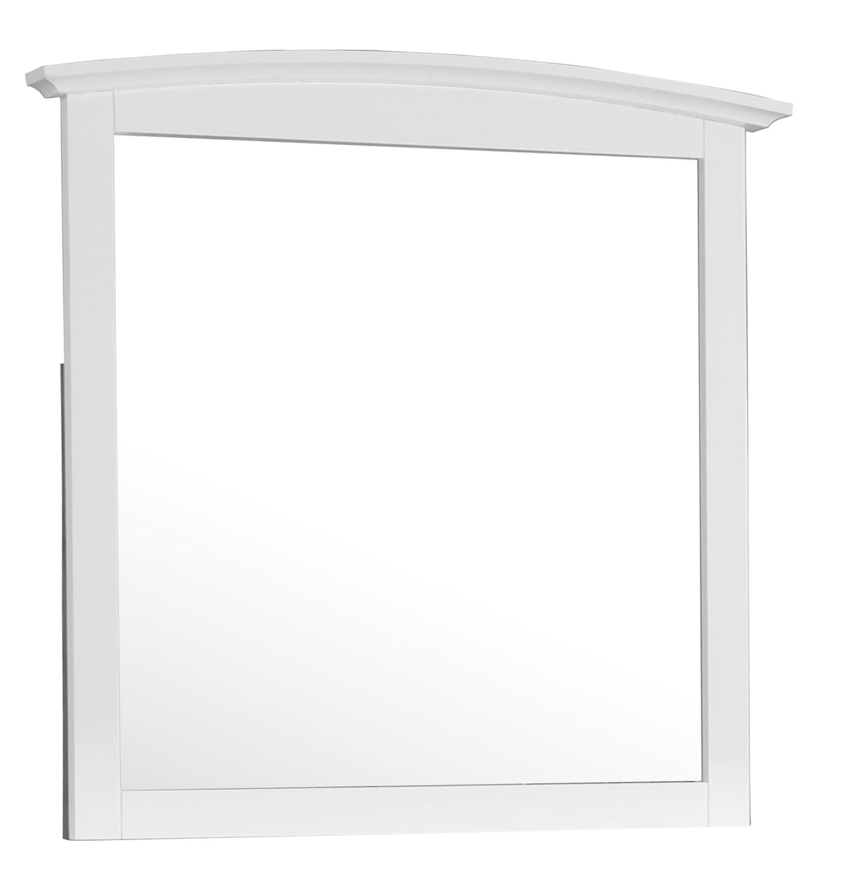 White Farmhouse Vanity Mirror - 37" x 2" Particle Board