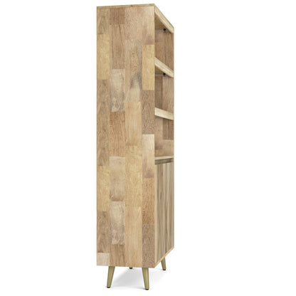Jager Bookshelf with Doors - Natural - Home Office Storage