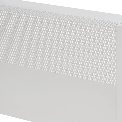 4ft White Baseboard Heater Cover - Steel Protection