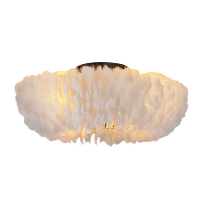 20 Inch White Farmhouse Ceiling Fan with Lights