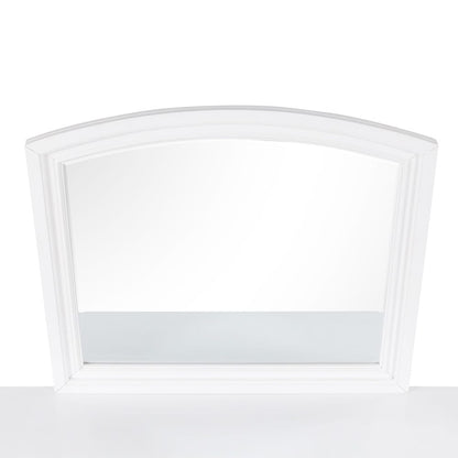Meade G8975-M White Wood Vanity Mirror - 42"H