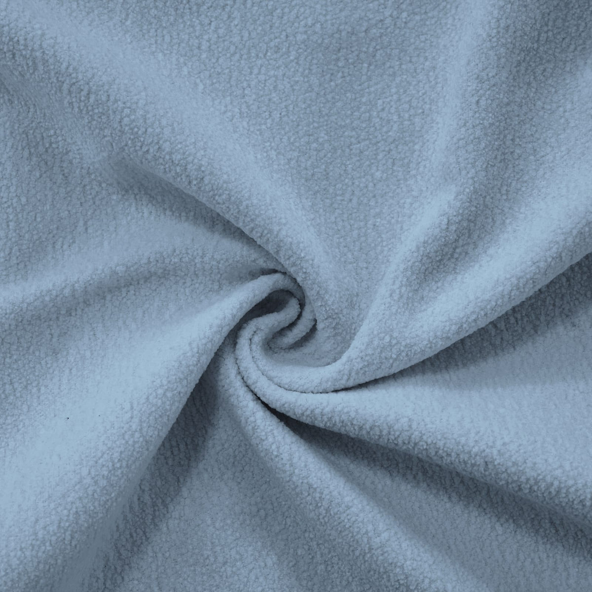 Blue Chenille Armless Sofa - 1 Seat for Living Room