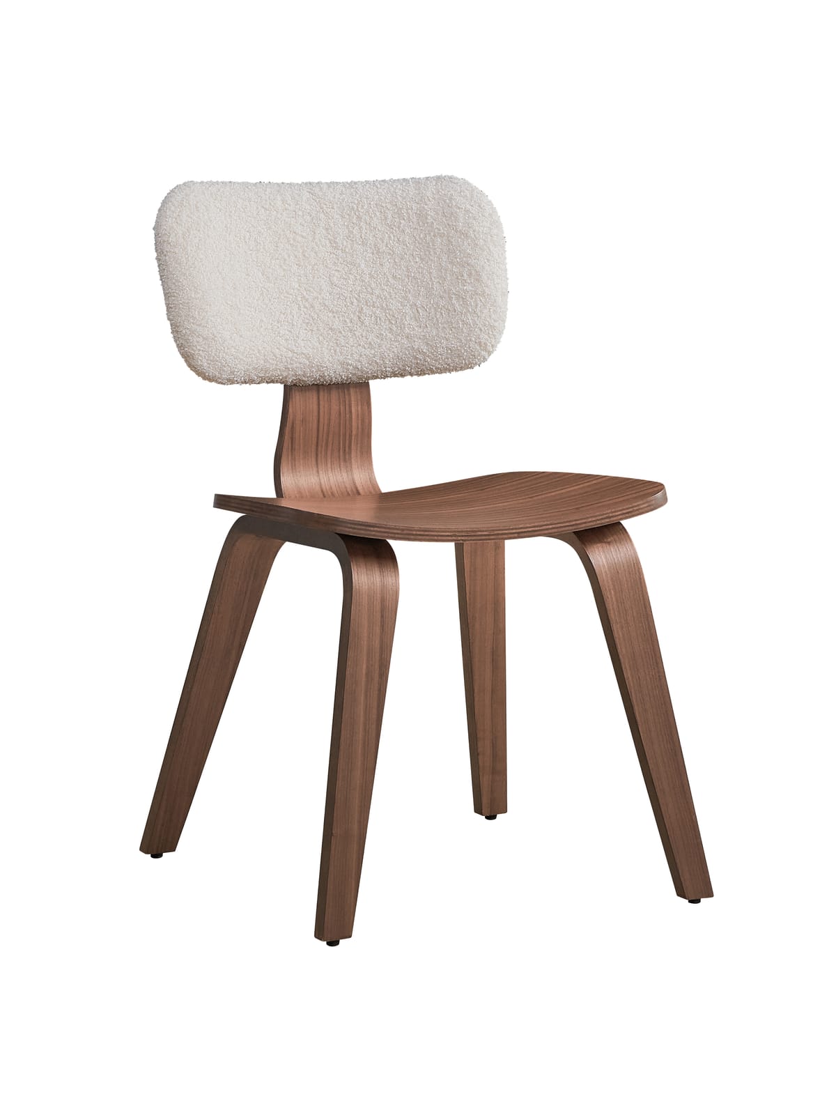 Walnut Dining Room Side Chairs Set of 2 Modern Wood Seating