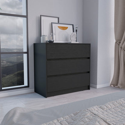 Black 3-Drawer Dresser - Storage & Style