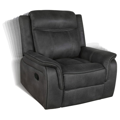 Charcoal 3-Piece Recliner Sofa Set - 84.75"