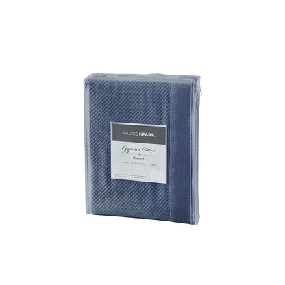 Soft Cotton Blue Blanket - 90x90 Inches