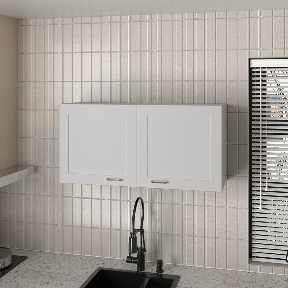 Utica Wall Cabinet, Kitchen, White - Organize Your Space