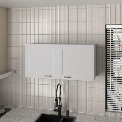 Utica Wall Cabinet, Kitchen, White - Organize Your Space