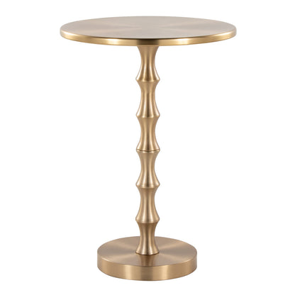 26.75" Gold Metal Accent Table - Modern Style for Living Room