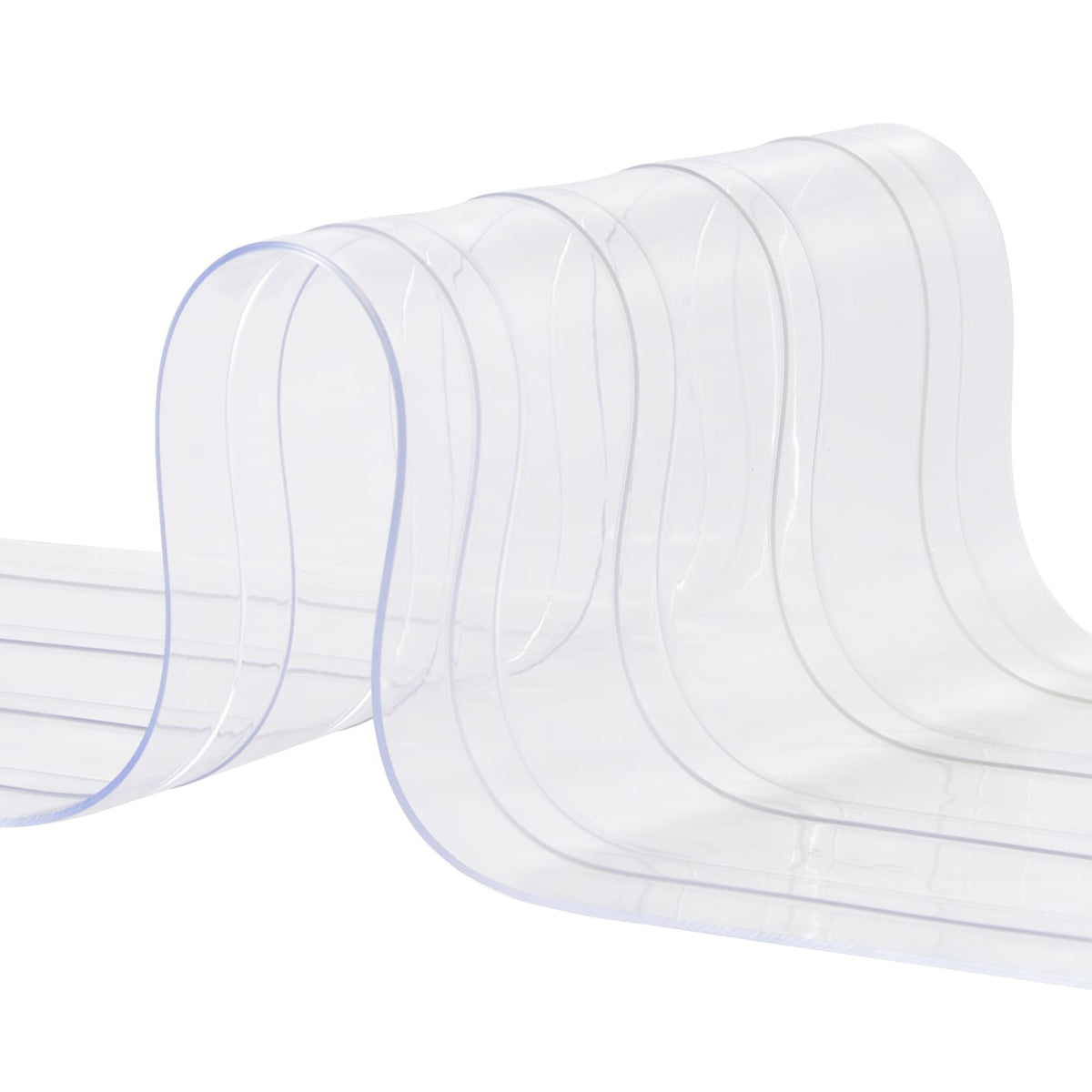 50ft Light Blue PVC Strip Curtain - Walk-in Freezer Door Protection