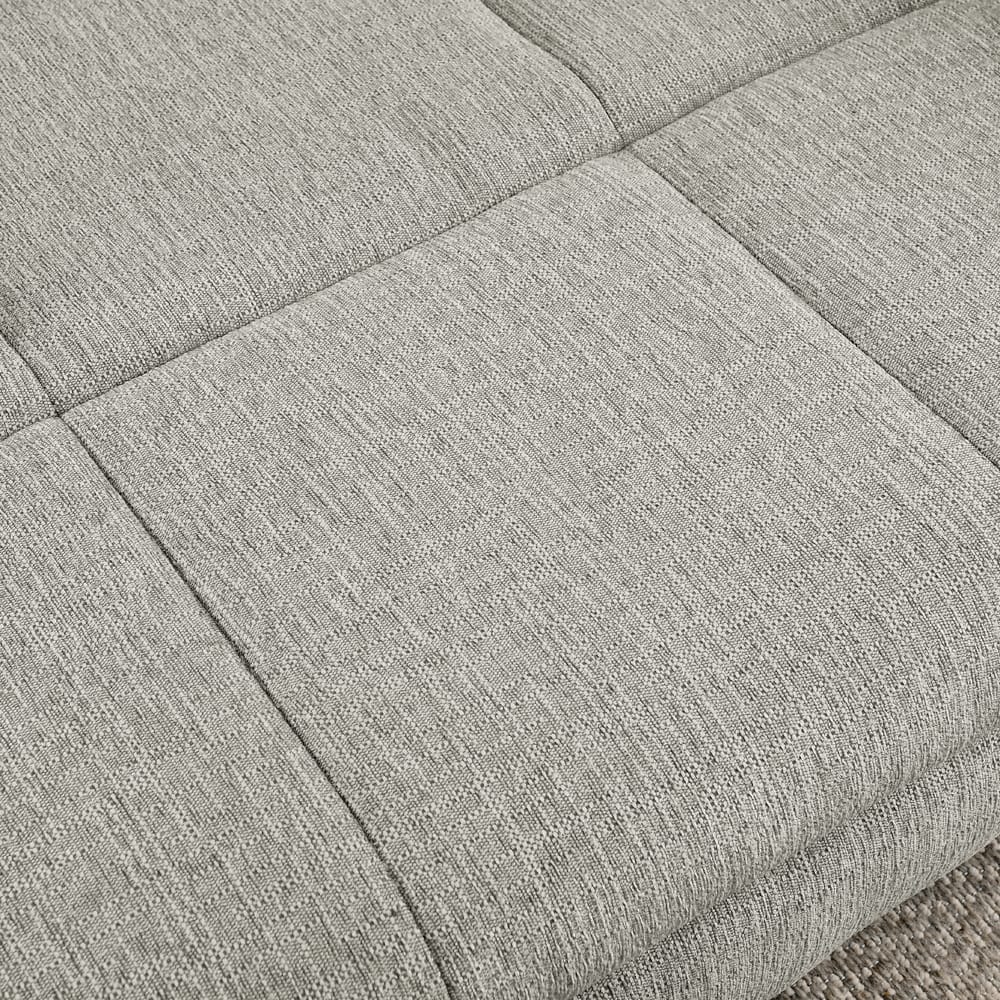 Large Beige Foam Dog Sofa Bed - Oversized Pet Furniture