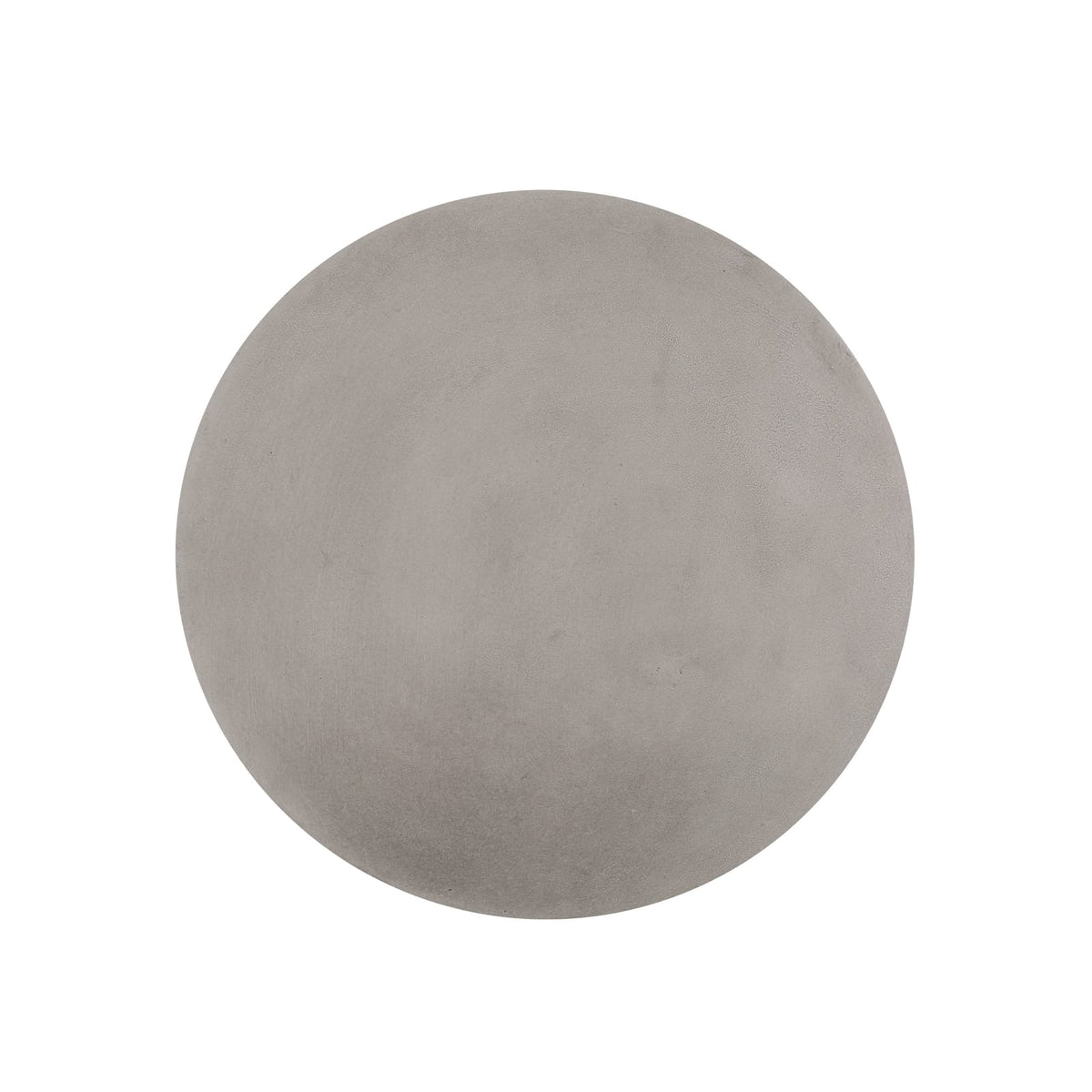 Light Grey Magnesium Oxide Outdoor Table - 15.75" Round Side Accent Table