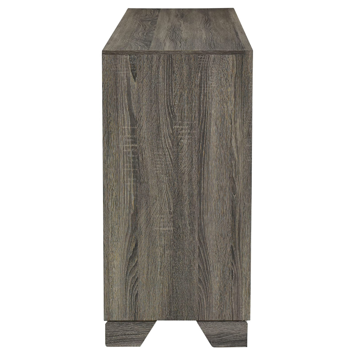 Funston Brown Oak 6-Drawer Dresser - Bedroom Storage
