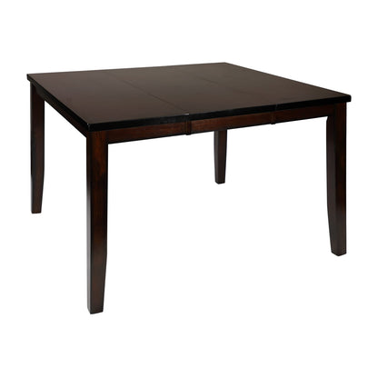 Transitional Cherry Wood Dining Table with Extension Leaf for Dining Room