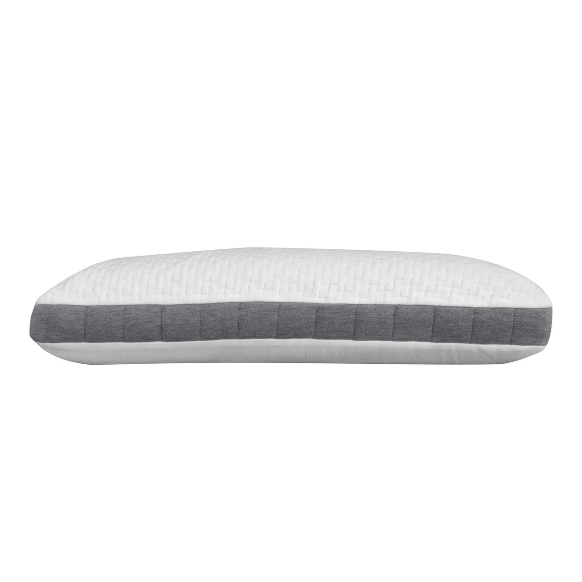 White Memory Foam King Pillow with Bamboo Charcoal Cooling