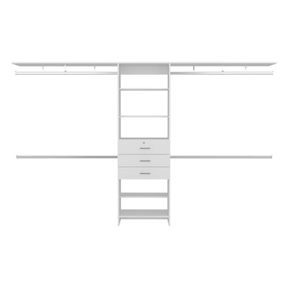 White 5-Drawer Dresser - 15.7" W x 118.1" D x 73.6" H