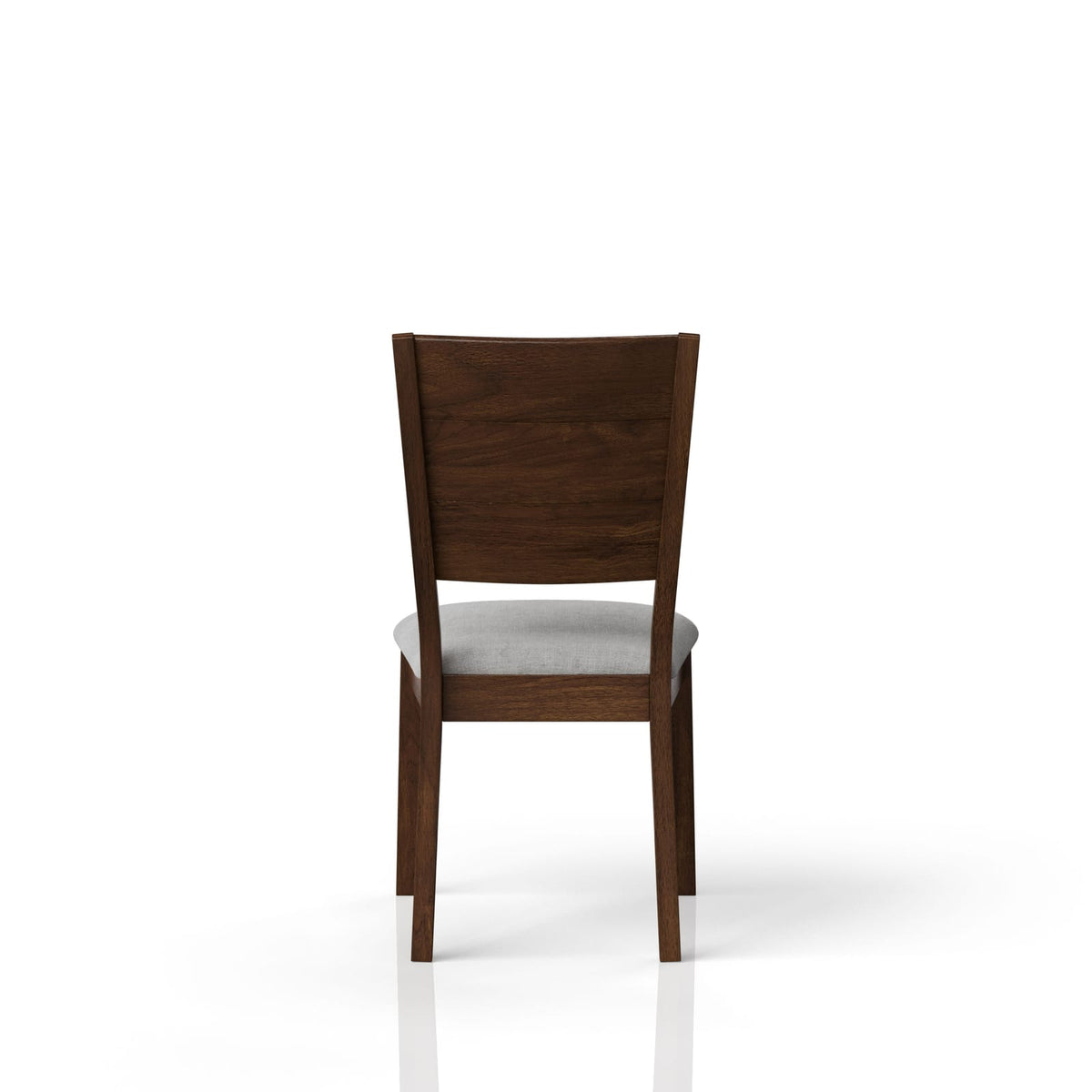 Mid-Century Modern Dining Chairs - Set of 2, Cherry Wood