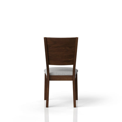 Mid-Century Modern Dining Chairs - Set of 2, Cherry Wood