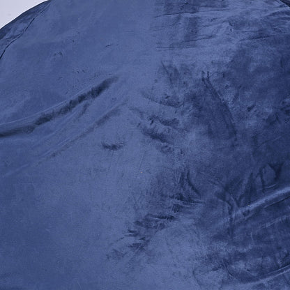 Navy Velvet Bean Bag Chair, 5ft Lounge Seat for Kids or Adults