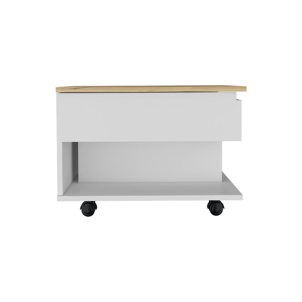 Luanda Lift Top Coffee Table - Multicolored Storage Desk