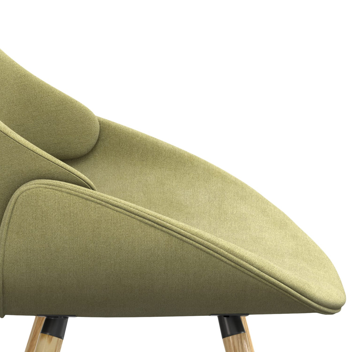 Malden Dining Chair - Acid Green Wood Frame