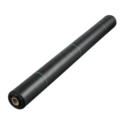6 ft x 300 ft Black Weed Barrier Fabric - Heavy Duty Landscape Weed Control