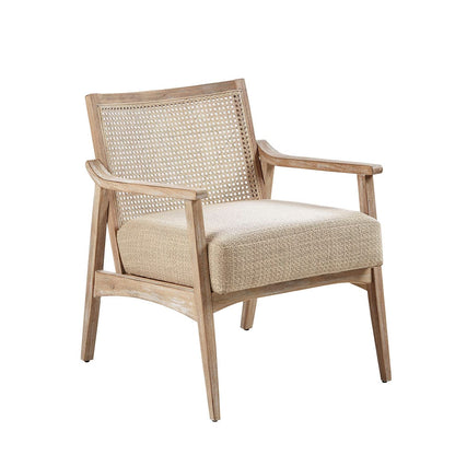 Light Brown Polyester Accent Chair - 27.75" Seat for Living Room