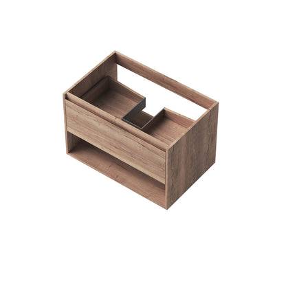 29" Wide Bathroom Wall Cabinet - Oak Plywood Storage