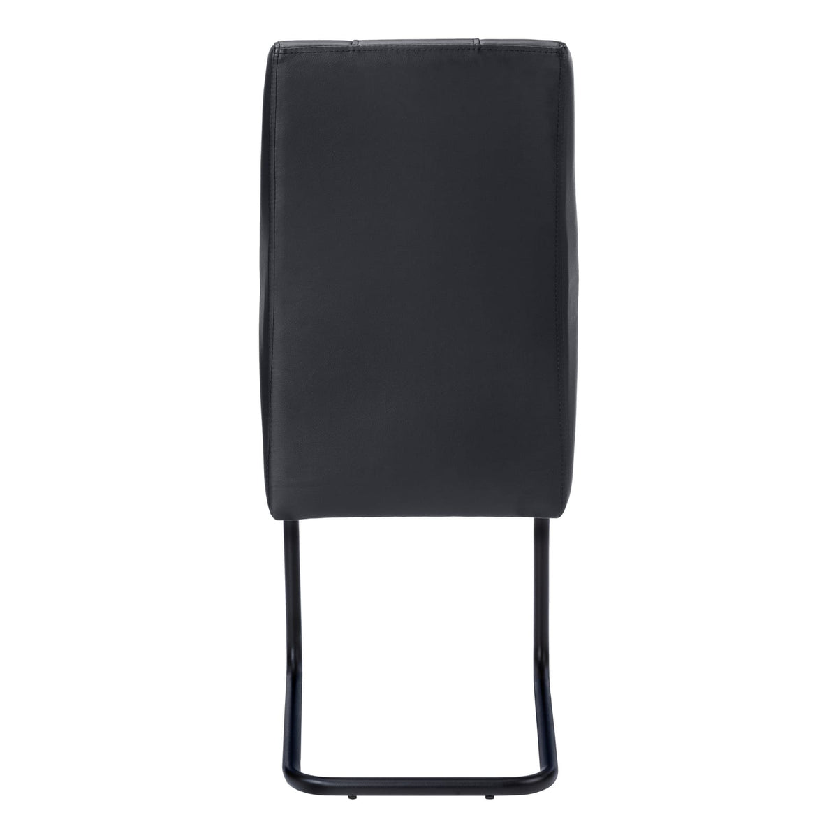 Black Upholstered Dining Chairs Set of 2 - 39" Height