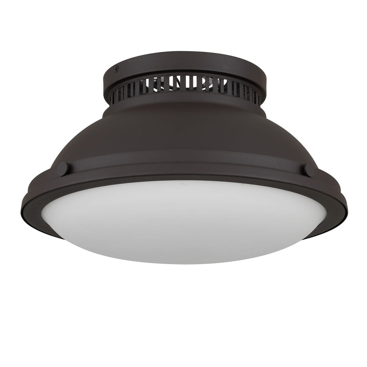 Antique Bronze Steel Flush Mount Light for Entryways and Hallways