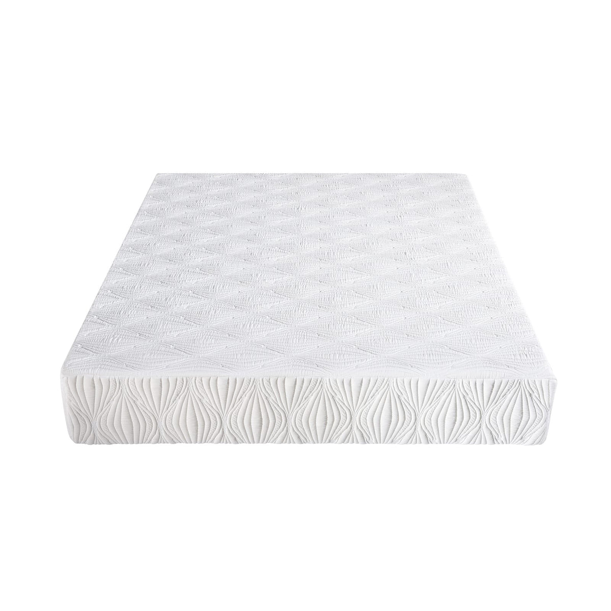 Queen Size Visco Gel Foam Mattress - White
