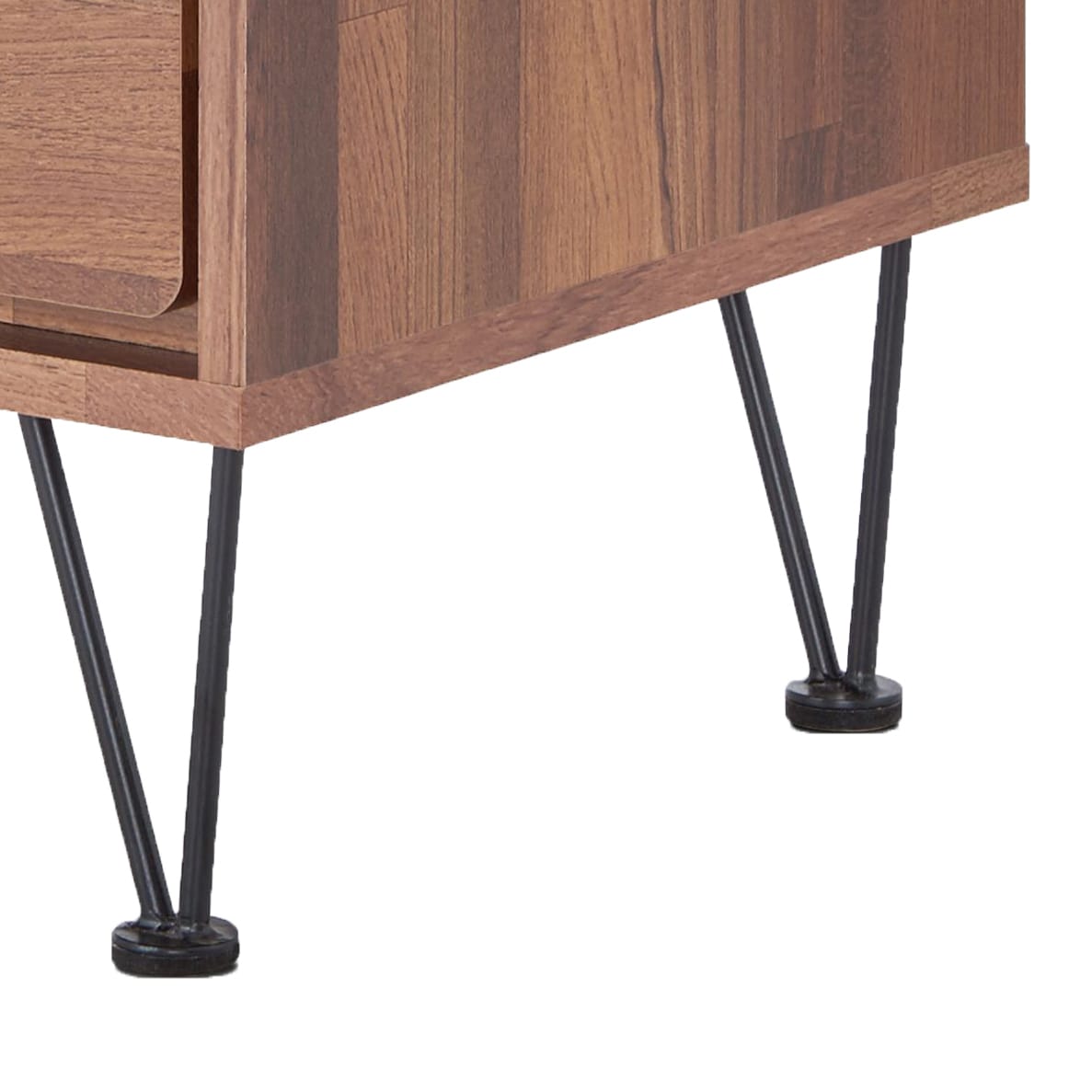 Walnut 2-Drawer Accent Table - Modern Style for Living Room