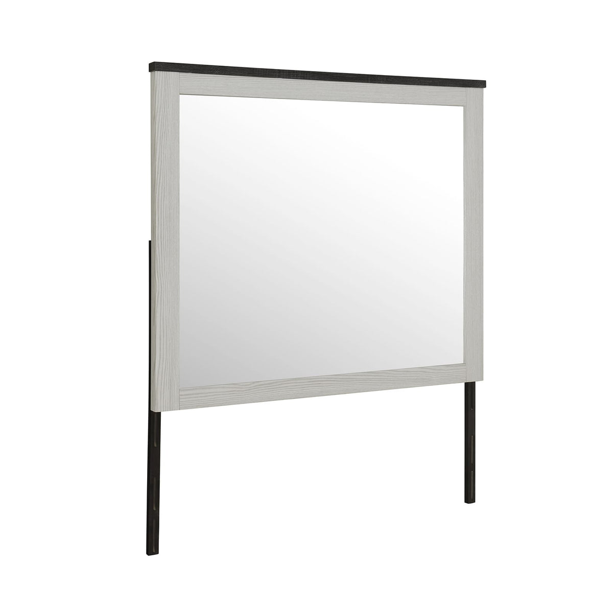 Beige Farmhouse Dresser Mirror - 44.76" x 38.86"