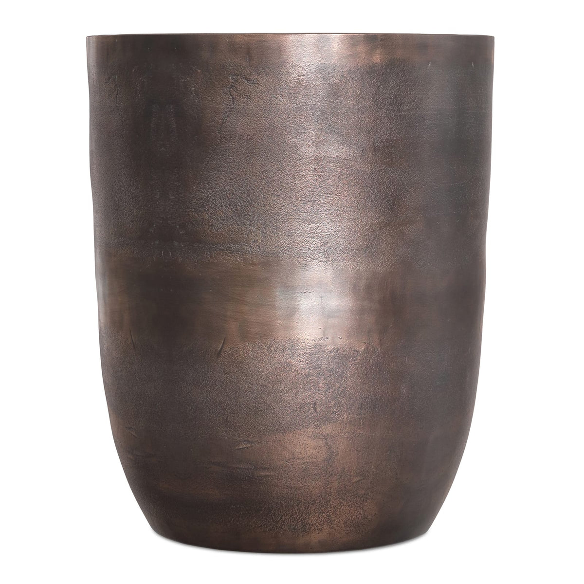 Copper Cast Aluminum Round Accent Table - 16.5" Diameter