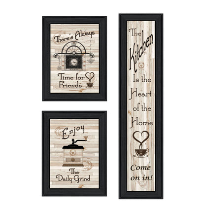 Black Frame Wall Vignette Set -, Bedrooms