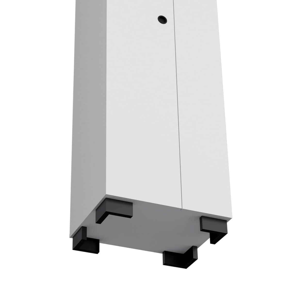 71.3" White Tool Cabinet - Storage for Cleaning Supplies